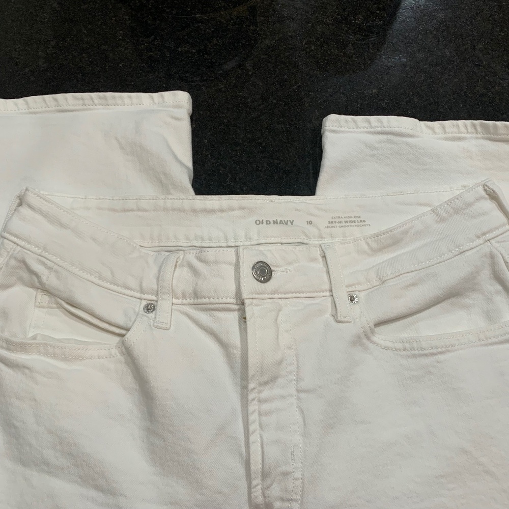 Old Navy Women Extra High Rise Sky Hi Wide Leg